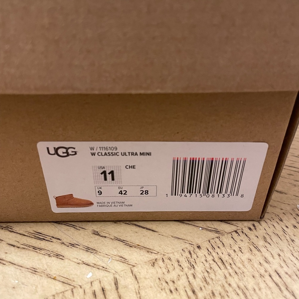 UGG Classic Ultra Mini Boots - Chestnut